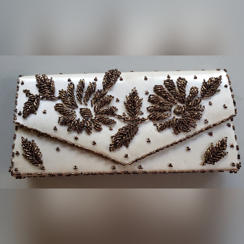 Vintage beaded clutch